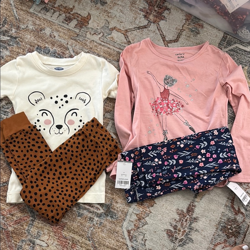 Carter's Pink and Blue Pajama Sets for Cozy Comfort